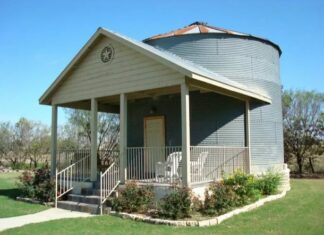 Silo convertido en casa Silo reutilizado como vivienda