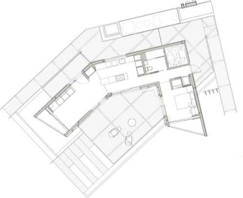 plano-refract-house solar decathlon 09 - planta de la casa de california