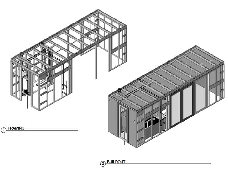 Casa contenedor de 18m2 | prefabricada Nomad C192