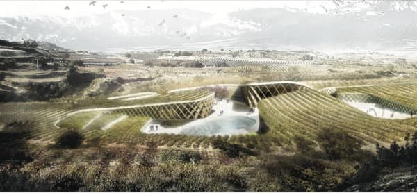 render-general-arquitectura-sostenible-LA&W render-general-idea ganadora concurso-LA&W