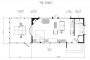 plano-planta-studio-ESCAPE-cabaña-prefabricada