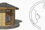 dibujo-caseta-Rotunda-Living-350cm-diametro