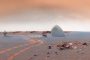 casa extraterrestre de hielo Marte
