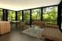 sala-estar-casa-modular-de-vidrio-philip-johnson