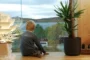 vista desde casa en Tromso Noruega