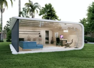 Casitas impresas en 3D a partir de plástico reciclado vivienda Azure Printed Homes