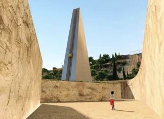 Oasis de Matera: centro de investigación en una cantera abandonada torre de gravedad Centro de Ciencias Oasis