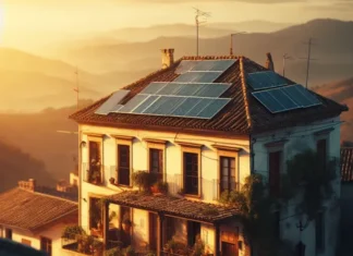 casas con paneles solares