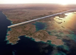 Recorte de presupuesto para The Line. Cambian las previsiones para 2030 the line neom