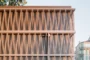7 Kiosks Cannes detalle textura triangular
